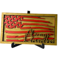 Always Remember Layered American Flag Wood Sign