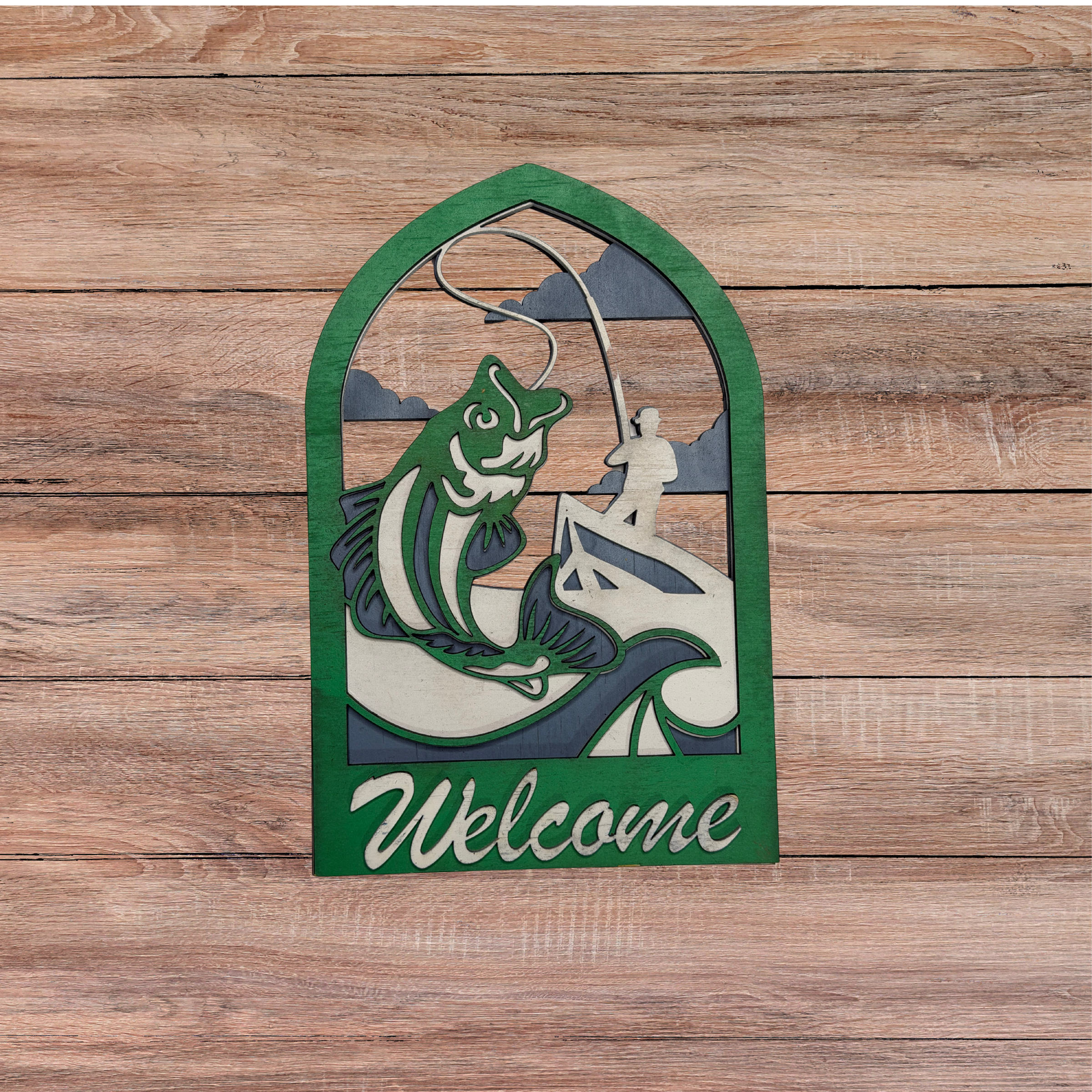 Welcome Sign - Fisherman