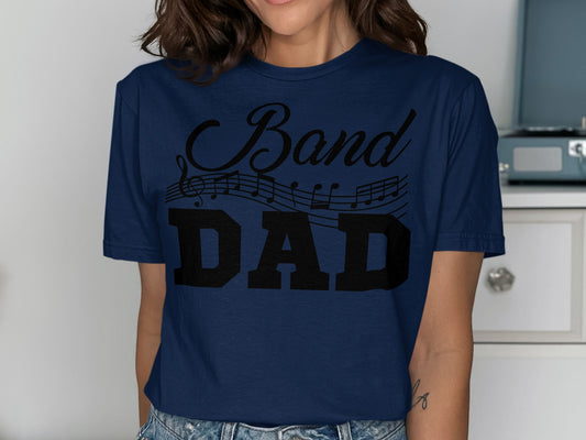 Band Dad Music Lover Graphic T-Shirt product type