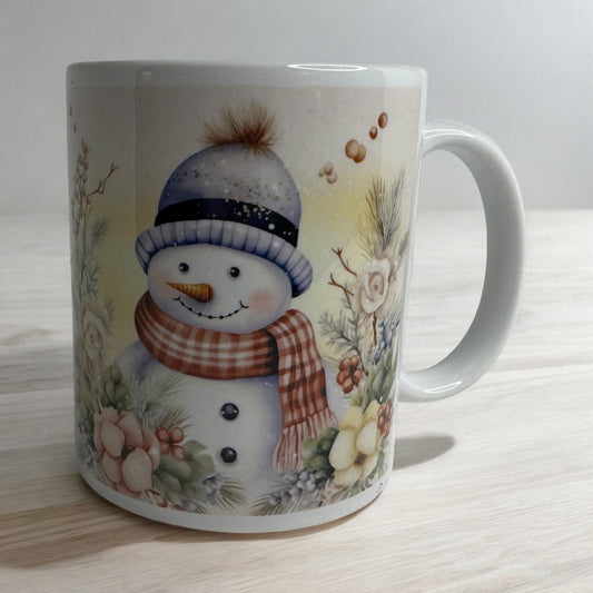 Happy Snowman Coffee Mug