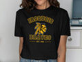 Black t-shirt with "Iroquois Braves Est. 1966" and Native American profile graphic.