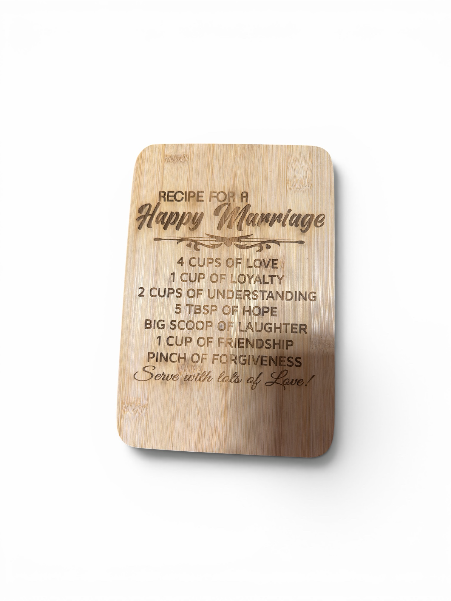 Recipe for a Happy Marriage