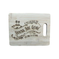 “If You Can Read This Snacks Are Gone” Engraved Bamboo Serving Board